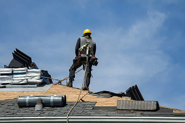 Professional Flat Roof Repair technician working in Townsend, MT